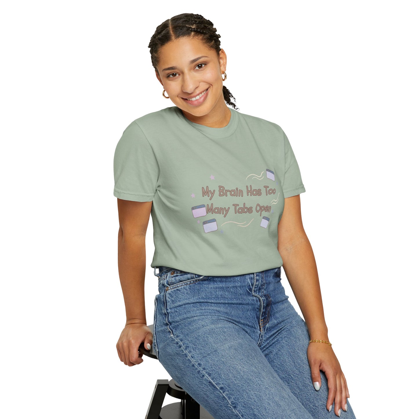 The "ADHD Brain Under Construction" Retro Warning Tee