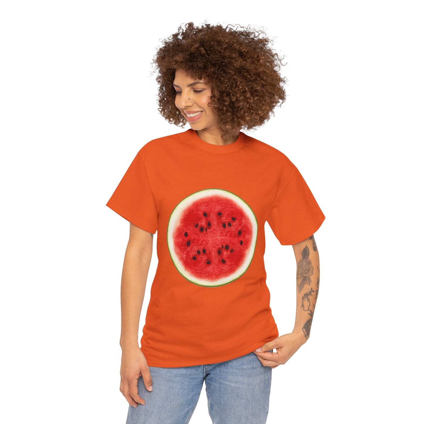 Watermelon Slice Graphic T-Shirt | Funny "One in a Melon" Tee | Easy Lazy Halloween Costume | Unisex Summer Top