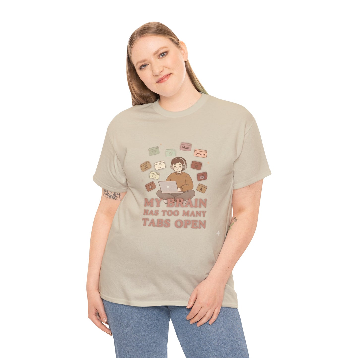 The "Cozy Mind" Earth Tone ADHD Graphic Tee