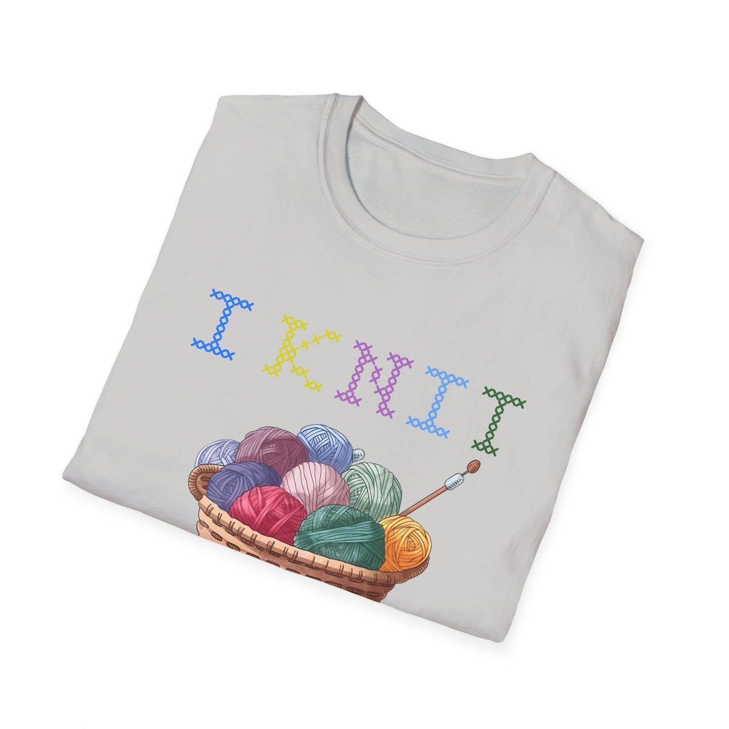 I Knit Past My Bedtime – Funny Yarn Lover T‑Shirt for Obsessive Night‑Owl Knitters