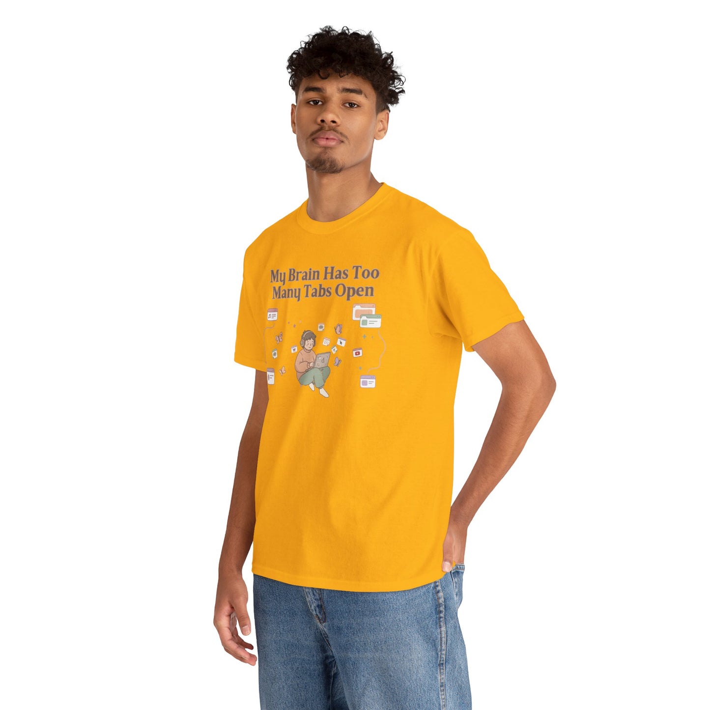 Hyper-Focus Mode: ENGAGED 🎧 The 'Brain Has Too Many Tabs Open' Neurospicy Tee
