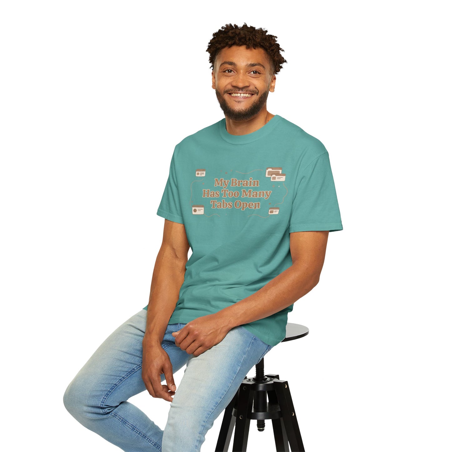 The "Too Many Tabs" ADHD Aesthetic Comfort Tee