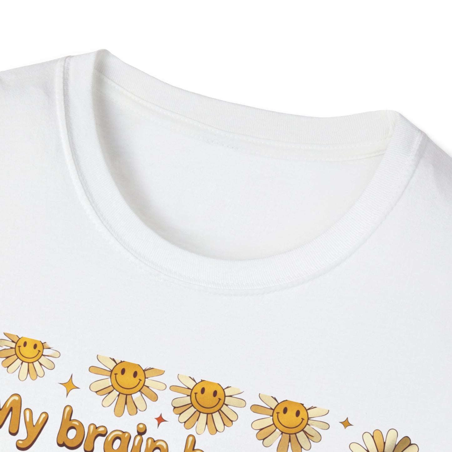 My Brain Has Too Many Tabs Open Shirt • Retro Mental Health Aesthetic Tee • Neurodivergent Daisy Coffee Shirt • Relatable ADHD Lo-Fi Gift