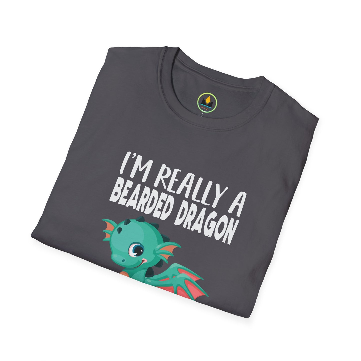 I’m Really a Bearded Dragon in a Human Costume – Cute Halloween Reptile Lover T‑Shirt