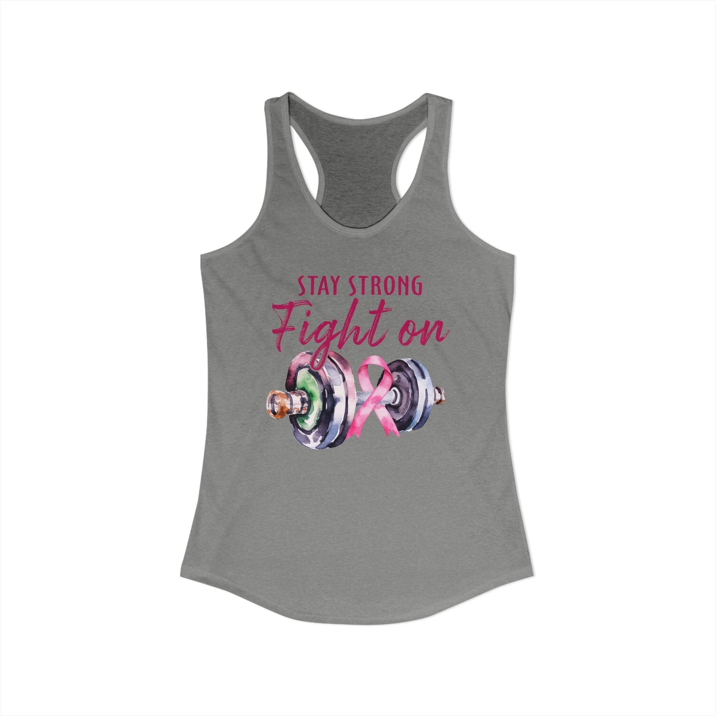 Empowerment Women’s Cancer Awareness Tank Top - Motivational Fitness Apparel