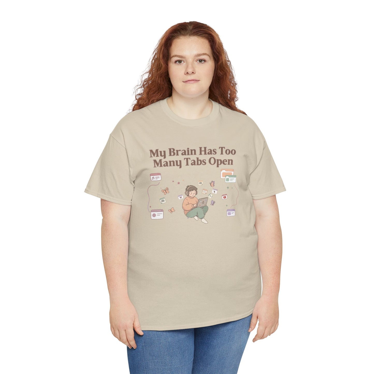 Hyper-Focus Mode: ENGAGED 🎧 The 'Brain Has Too Many Tabs Open' Neurospicy Tee