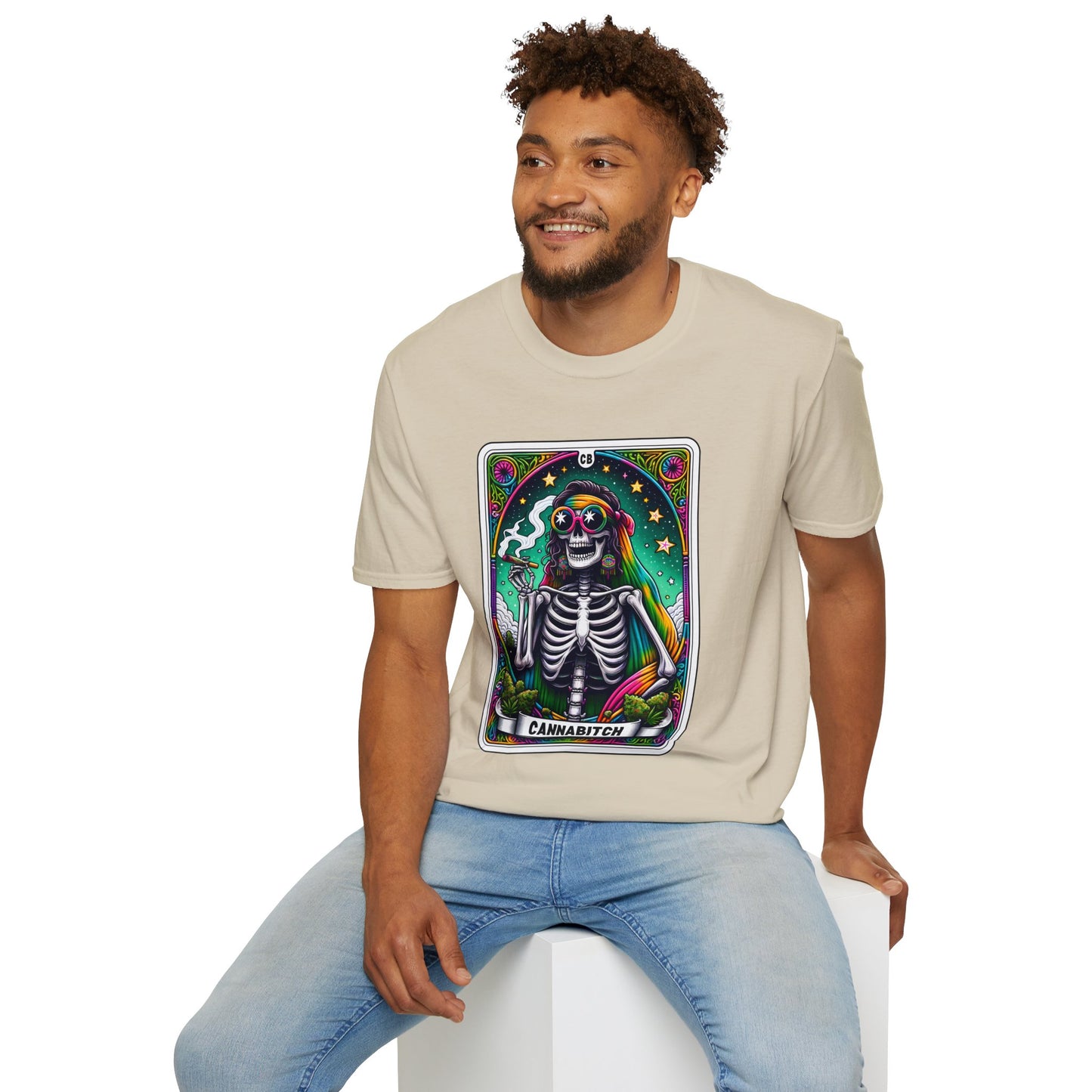 Cannabitch - Unique Spooky Halloween T-Shirt with a Twist