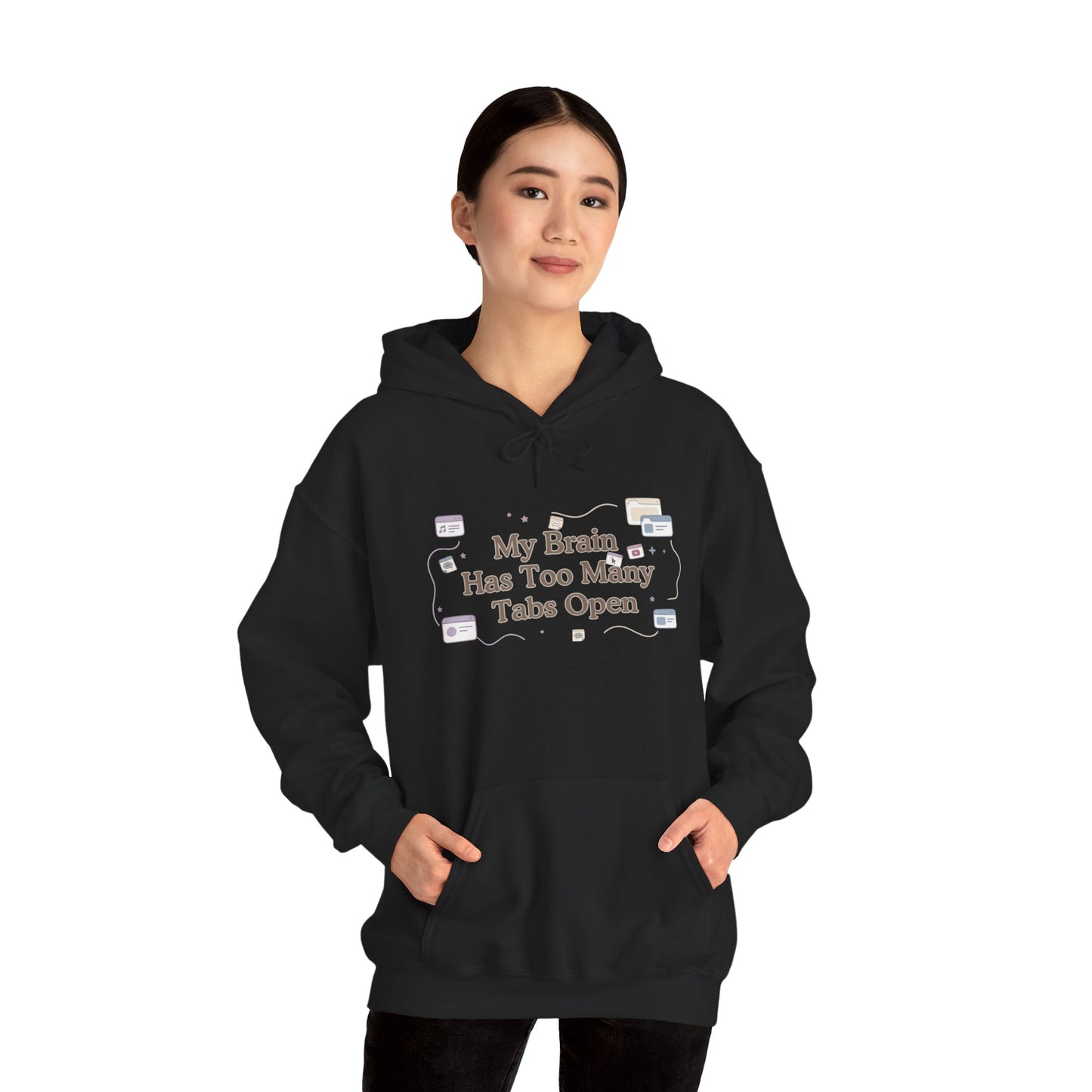 ADHD Minimalist Brain | Oversized Aesthetic Hoodie