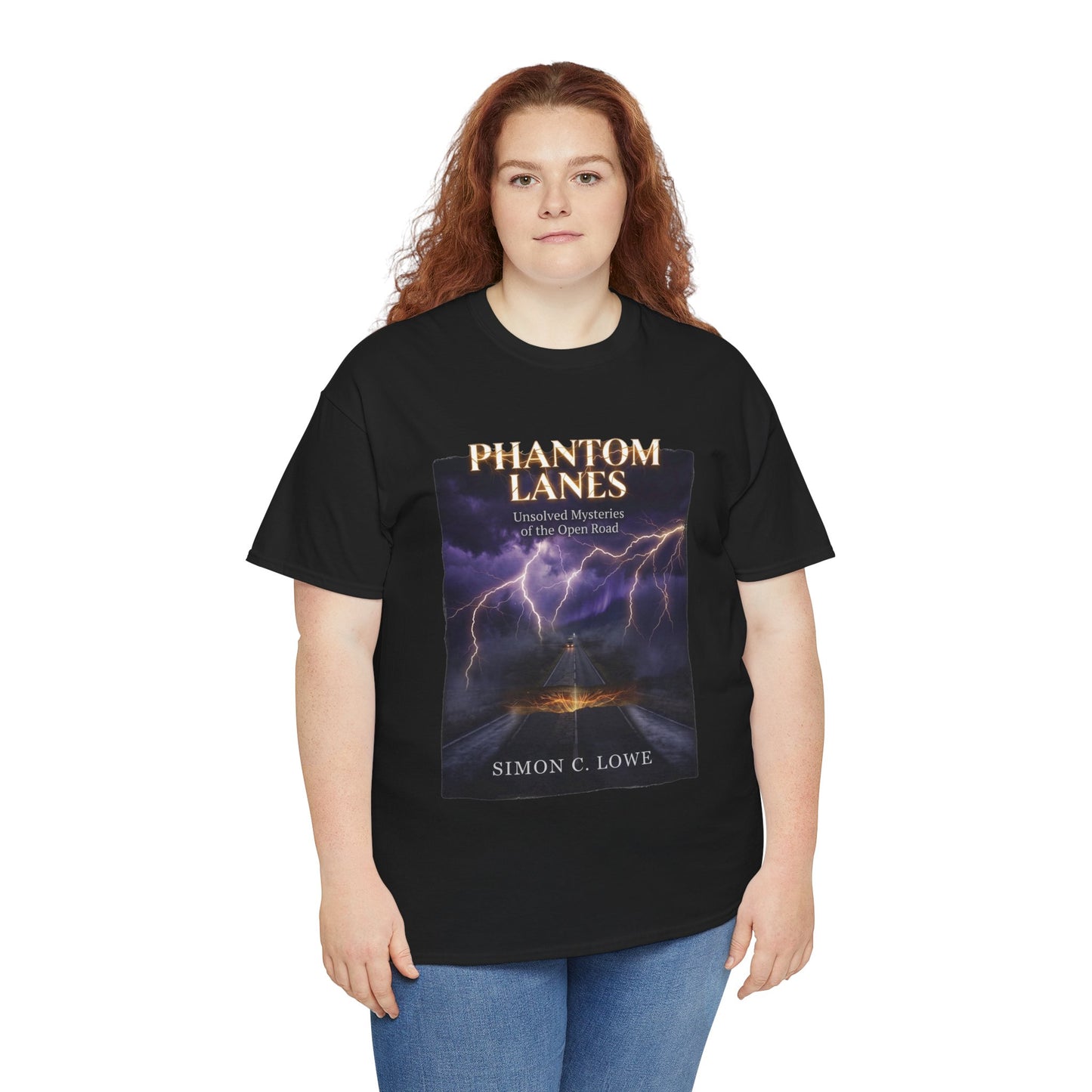 Phantom Lanes: Unsolved Mysteries of the Open Road Graphic T-Shirt