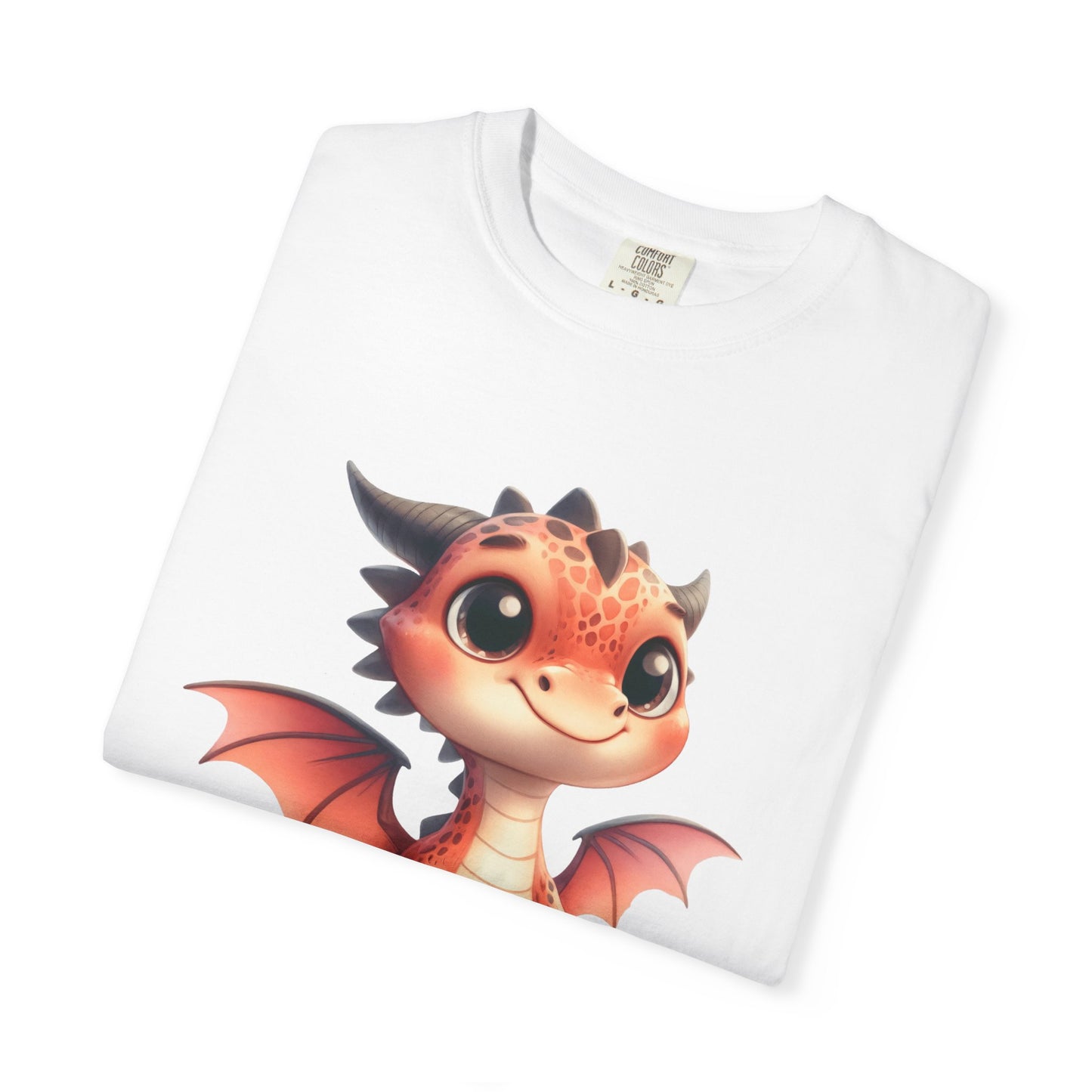 Adorable Dragon Whelp Tee - Soft Cotton T-Shirt with Fantasy Creature tee