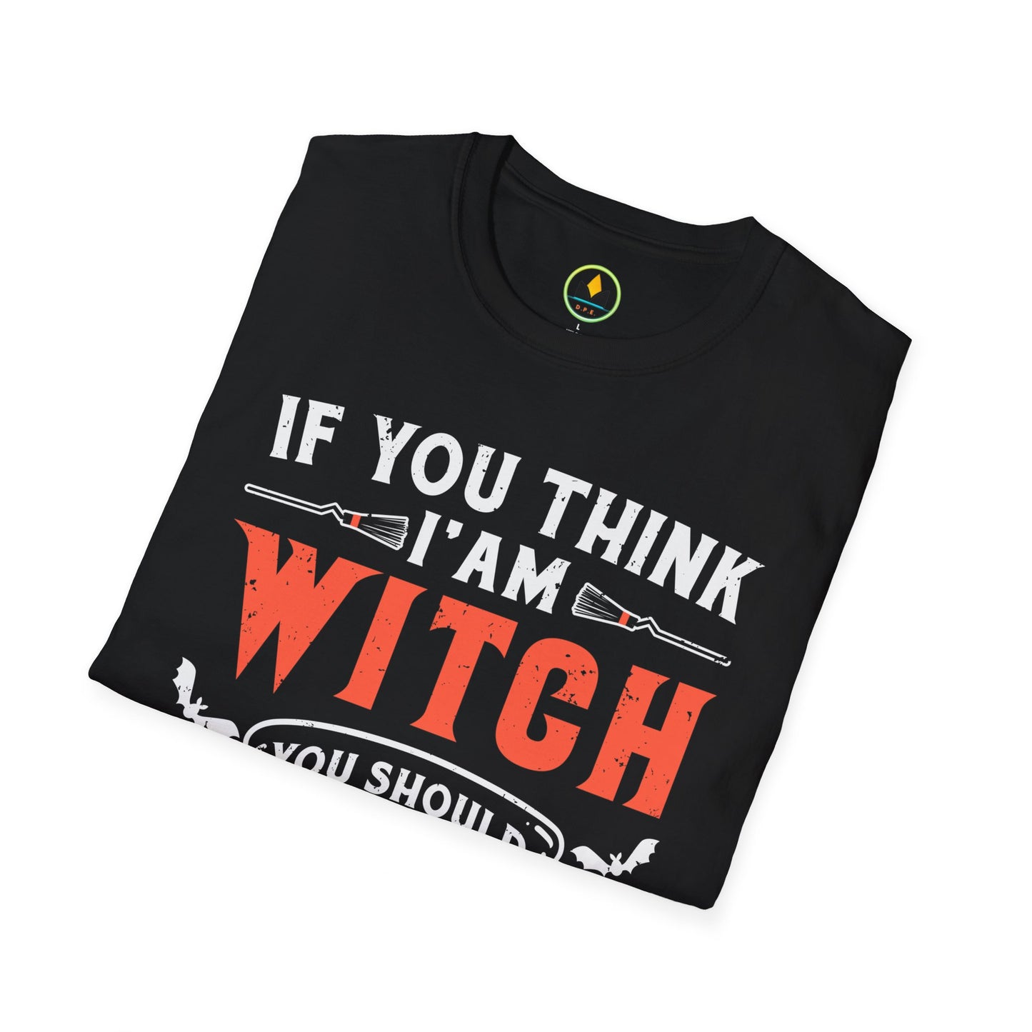 Humorous Witch Sister Halloween Unique Spooky Season Softstyle T-Shirt