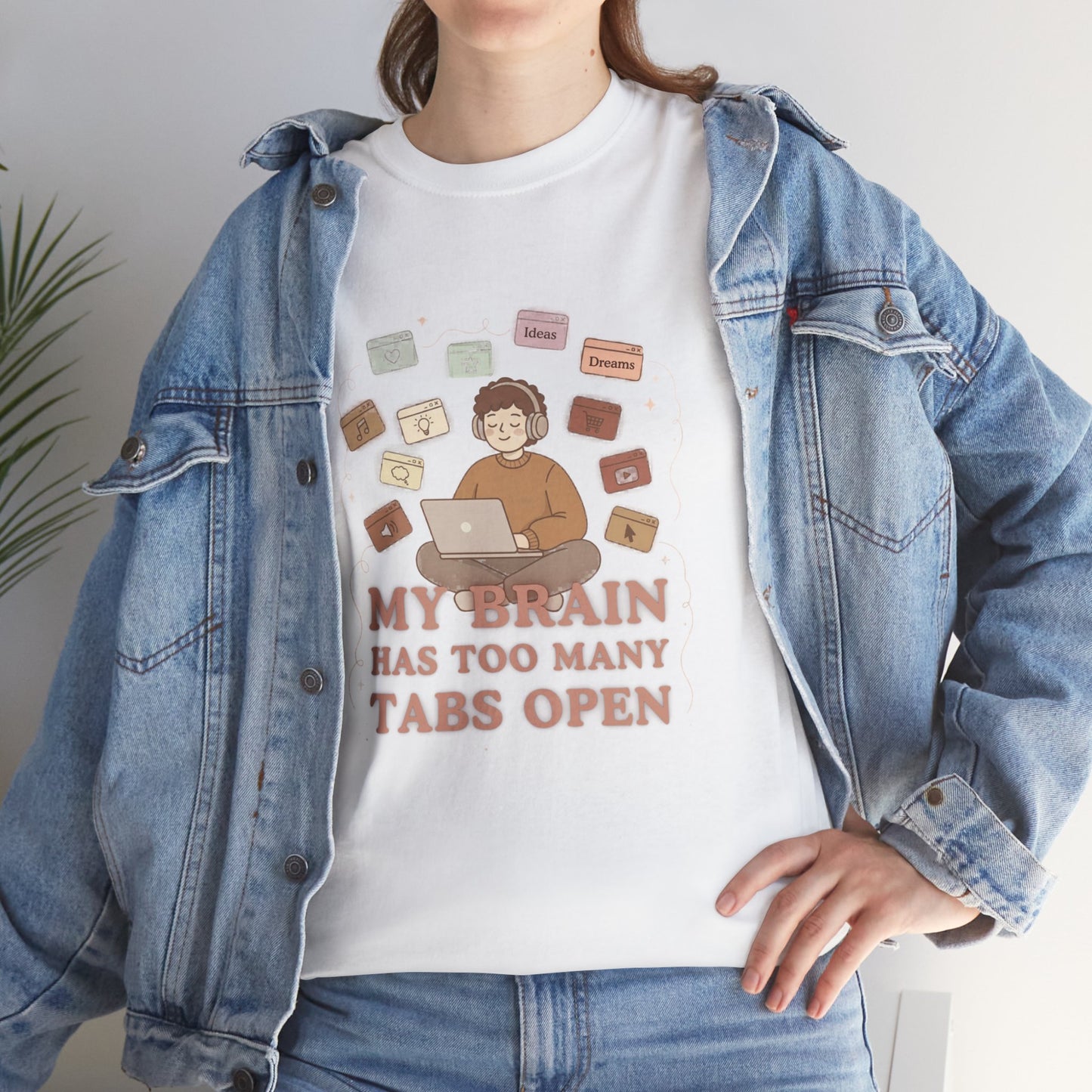 The "Cozy Mind" Earth Tone ADHD Graphic Tee