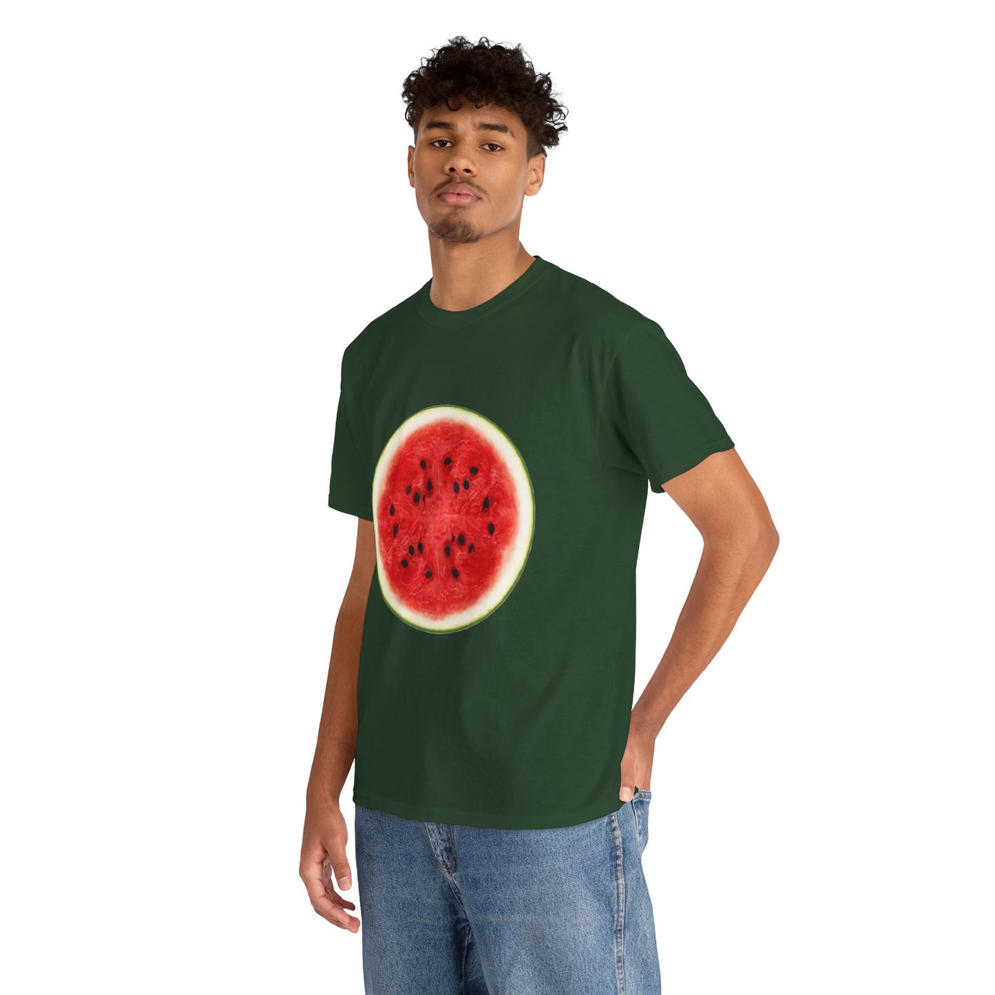 Watermelon Slice Graphic T-Shirt | Funny "One in a Melon" Tee | Easy Lazy Halloween Costume | Unisex Summer Top