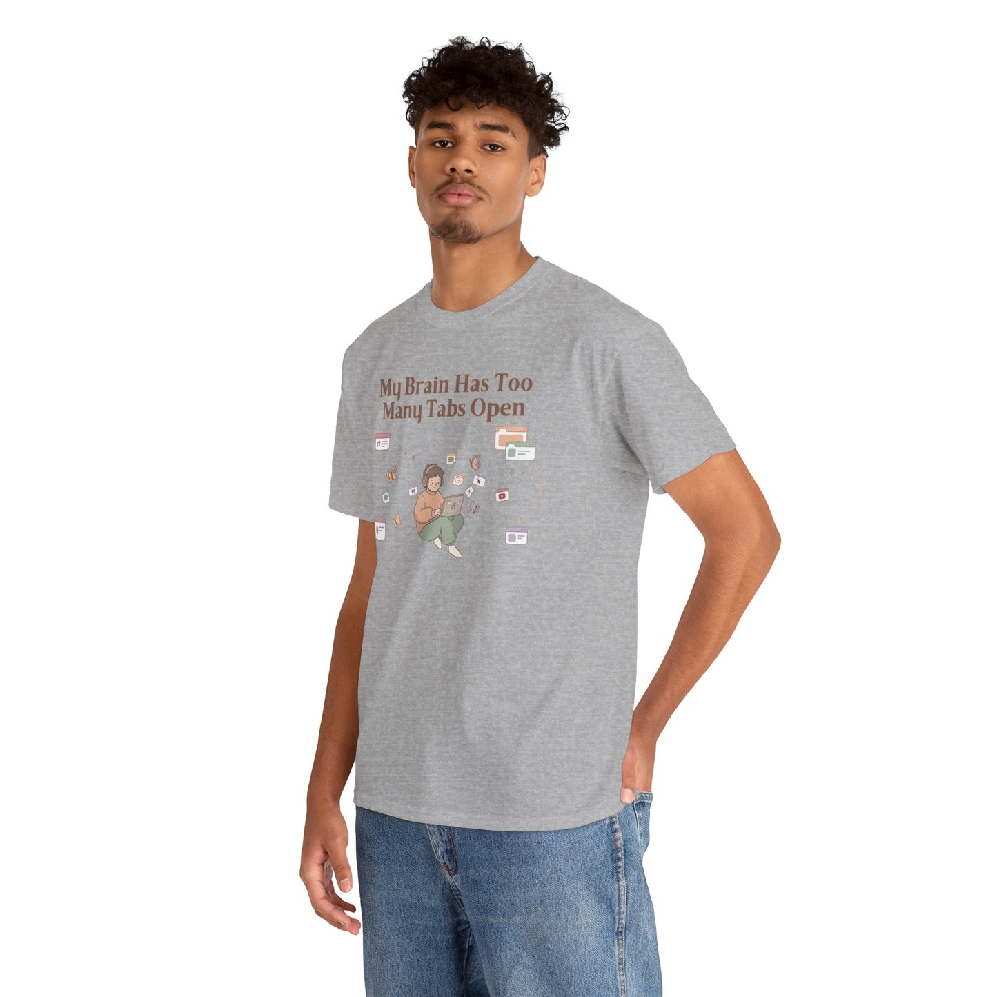Hyper-Focus Mode: ENGAGED 🎧 The 'Brain Has Too Many Tabs Open' Neurospicy Tee