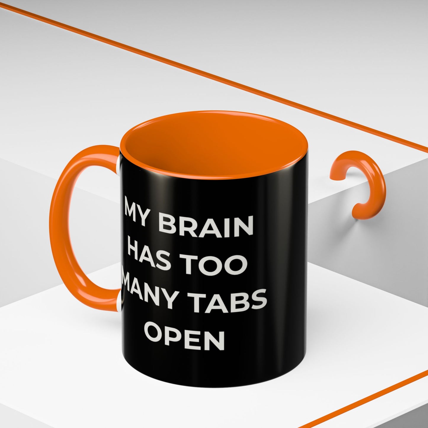 My Brain Has Too Many Tabs Open Mug | Funny ADHD Gift | Lofi Office Coffee Cup (11oz)