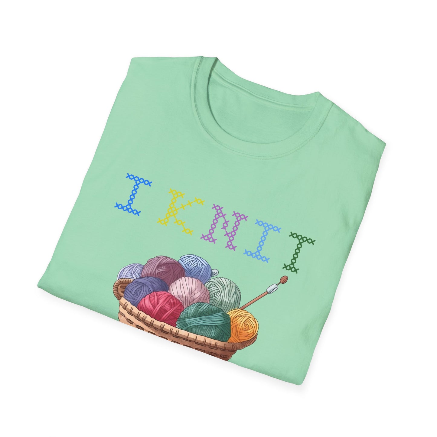 I Knit Past My Bedtime – Funny Yarn Lover T‑Shirt for Obsessive Night‑Owl Knitters