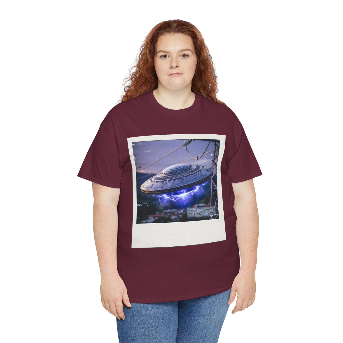 UFO Evidence T-Shirt | Retro Polaroid Alien Sighting Photo