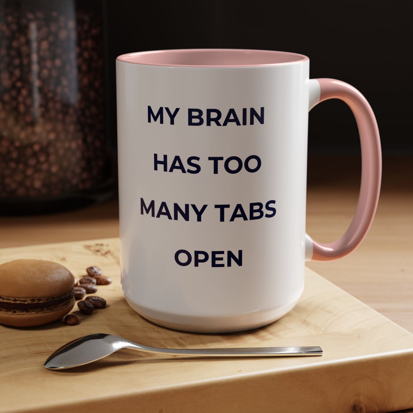 My Brain Has Too Many Tabs Open Mug | Funny ADHD Gift | Lofi Office Coffee Cup (11oz)