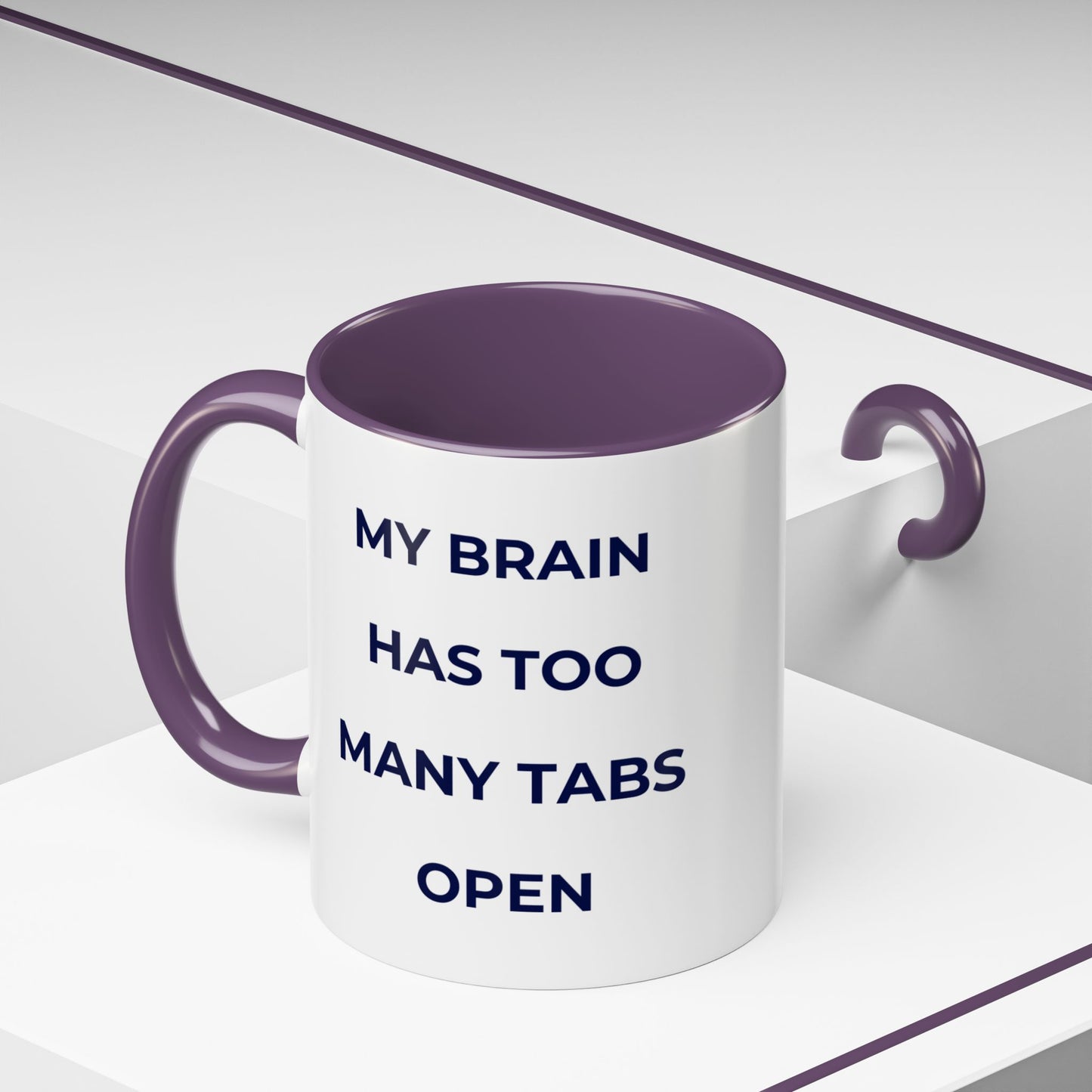 My Brain Has Too Many Tabs Open Mug | Funny ADHD Gift | Lofi Office Coffee Cup (11oz)