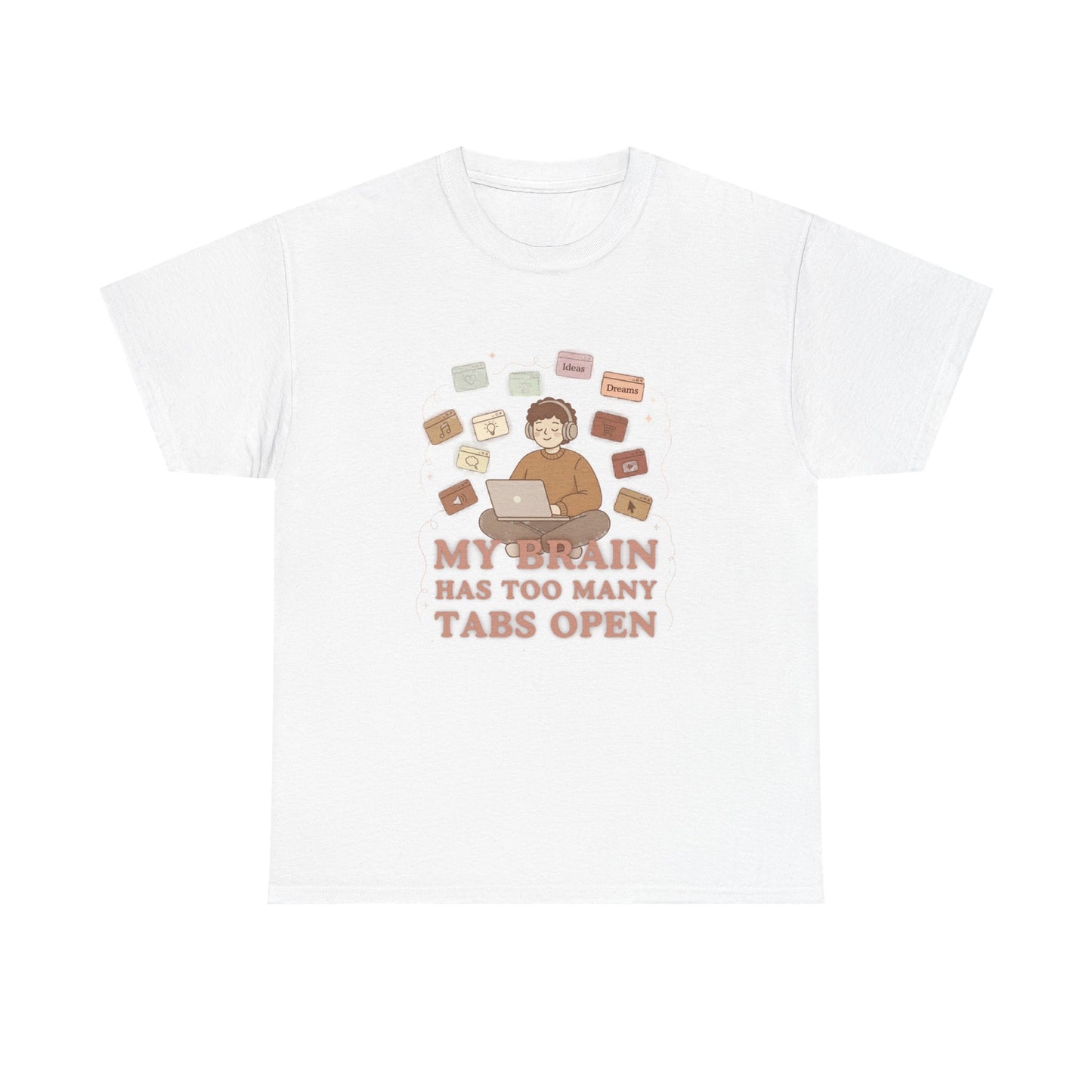 The "Cozy Mind" Earth Tone ADHD Graphic Tee