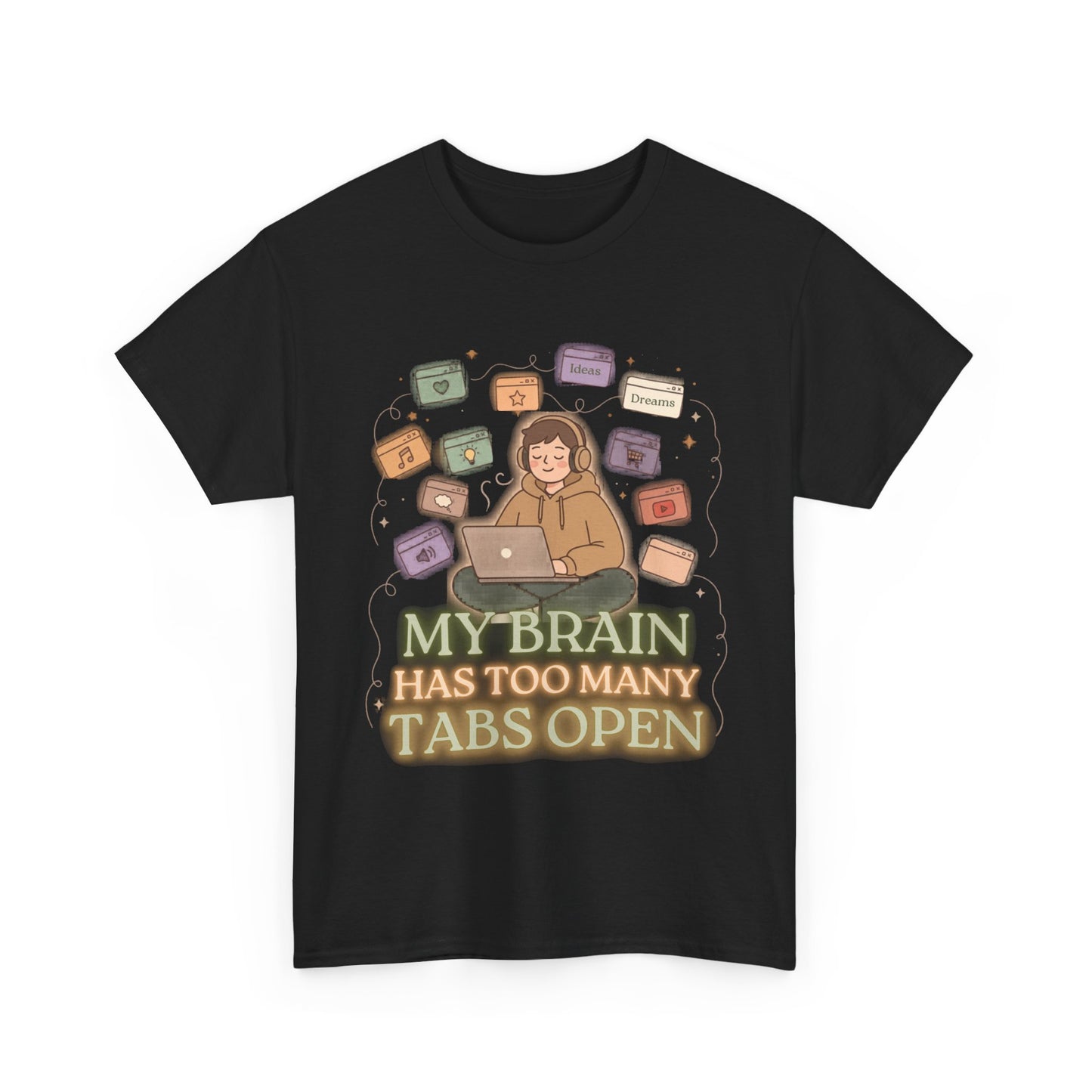 ADHD Night Mode | Neon "2AM Hyperfixation" Aesthetic Tee