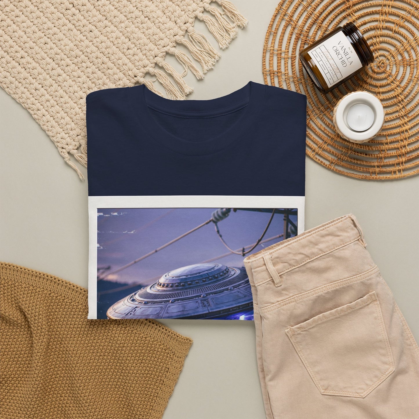 UFO Evidence T-Shirt | Retro Polaroid Alien Sighting Photo
