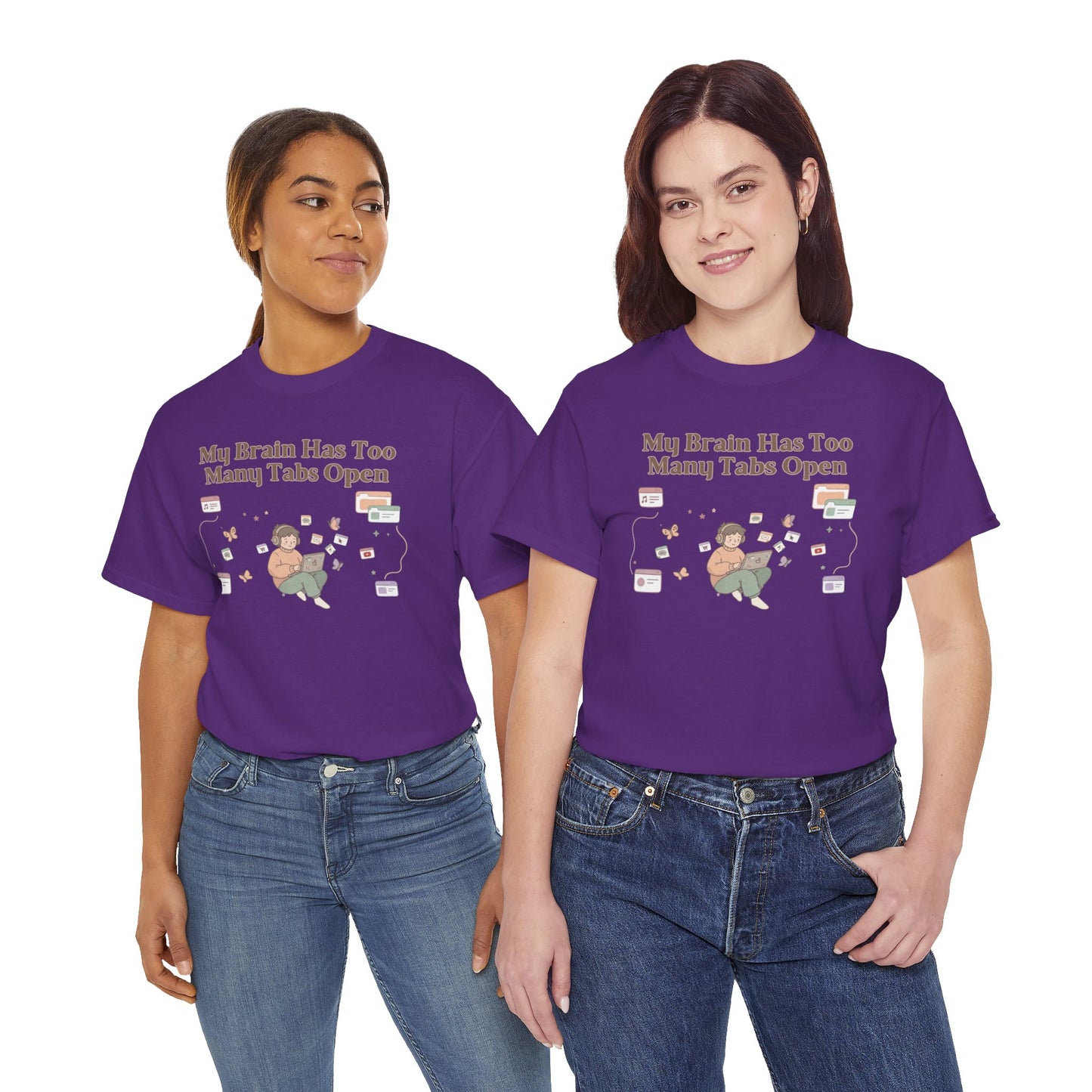Hyper-Focus Mode: ENGAGED 🎧 The 'Brain Has Too Many Tabs Open' Neurospicy Tee