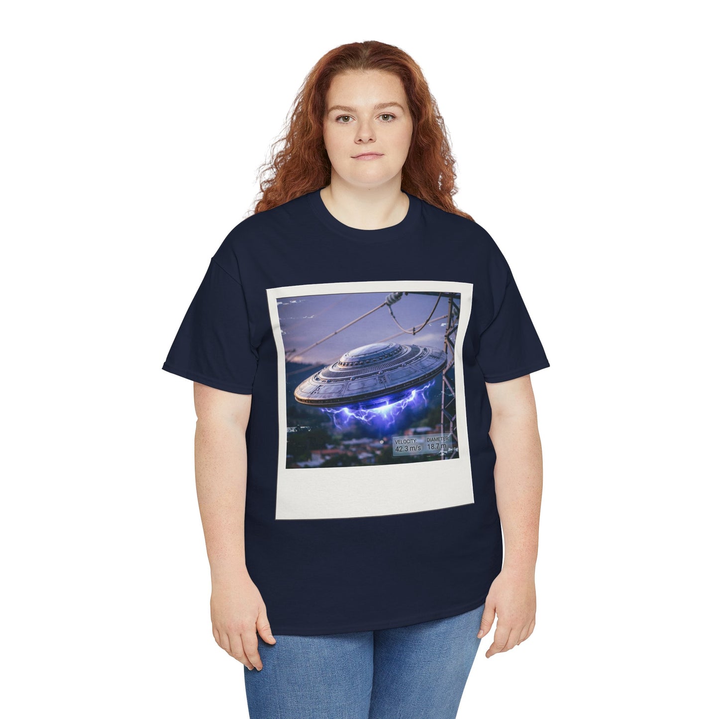 UFO Evidence T-Shirt | Retro Polaroid Alien Sighting Photo