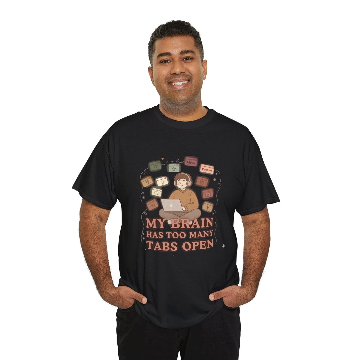The "Cozy Mind" Earth Tone ADHD Graphic Tee