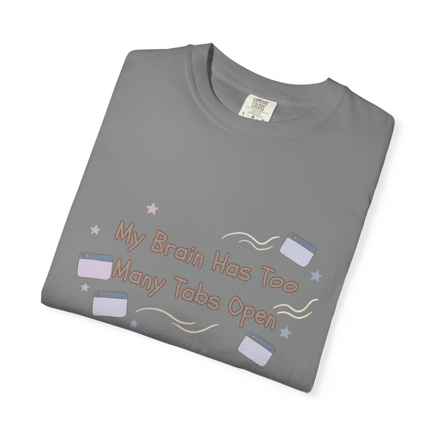 The "ADHD Brain Under Construction" Retro Warning Tee