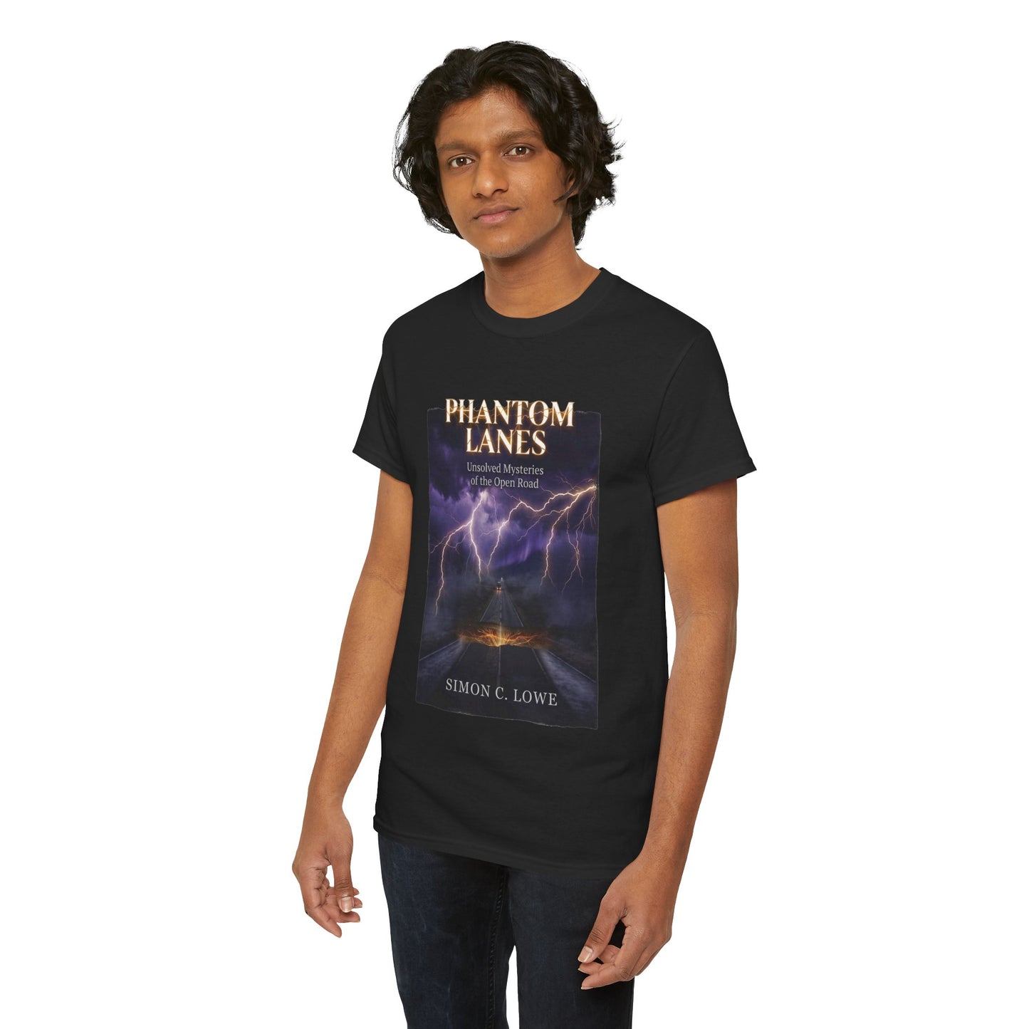 Phantom Lanes: Unsolved Mysteries of the Open Road Graphic T-Shirt