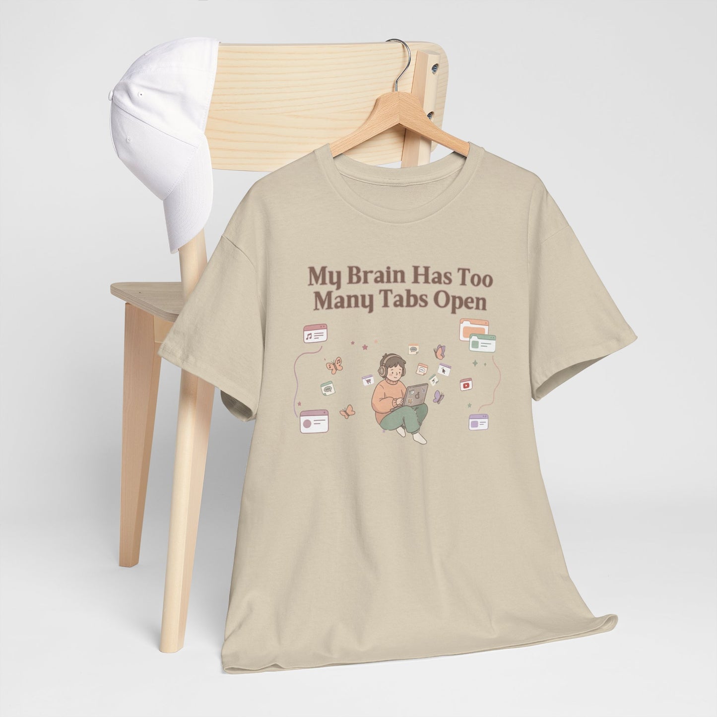 Hyper-Focus Mode: ENGAGED 🎧 The 'Brain Has Too Many Tabs Open' Neurospicy Tee