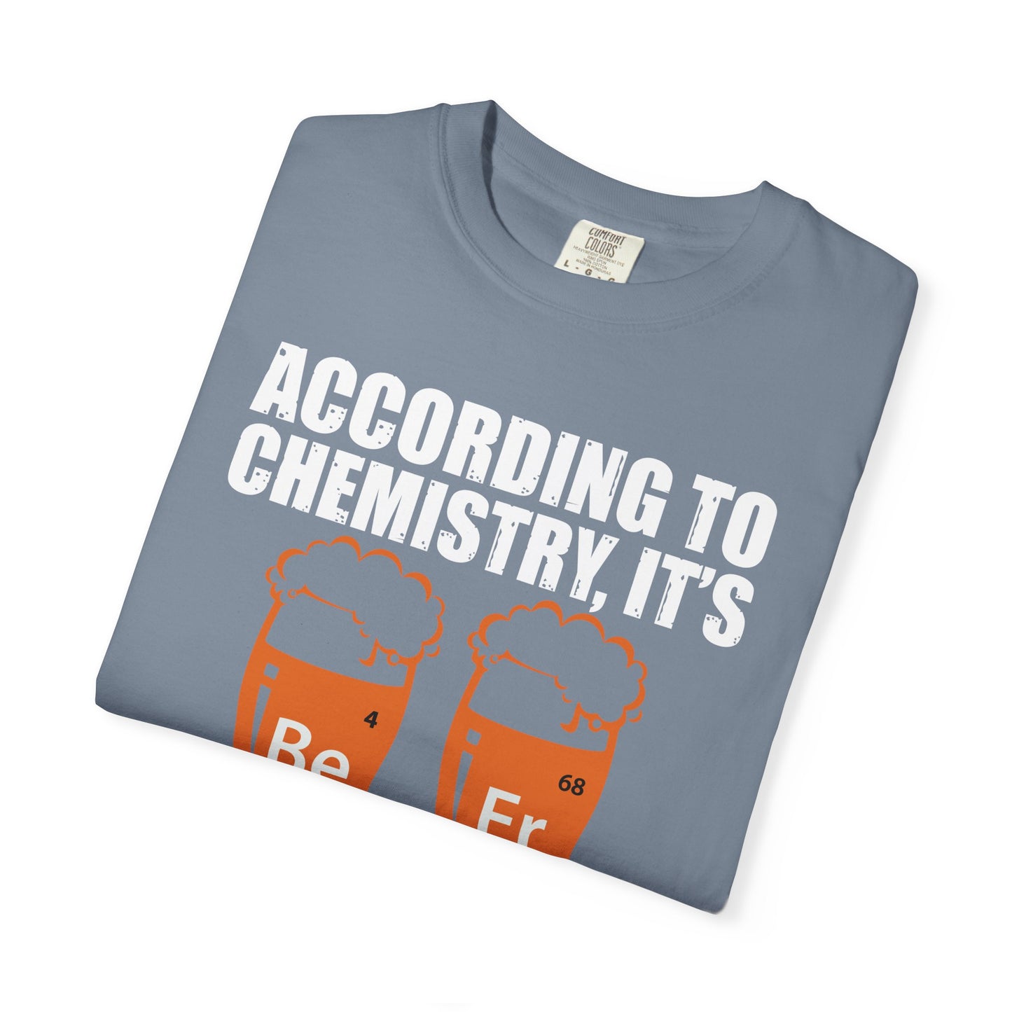Beer Chemistry T-Shirt BeEr Elements Graphic Comfort Colors Ring Spun Tee - Viral Science Nerd Gift