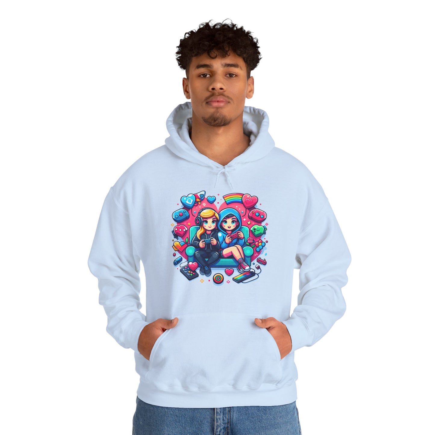 Retro Kawaii Gamer Girl Hoodie | Cute Anime Aesthetic Streetwear