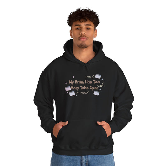 ADHD Brain Under Construction | Cozy Retro Aesthetic Hoodie