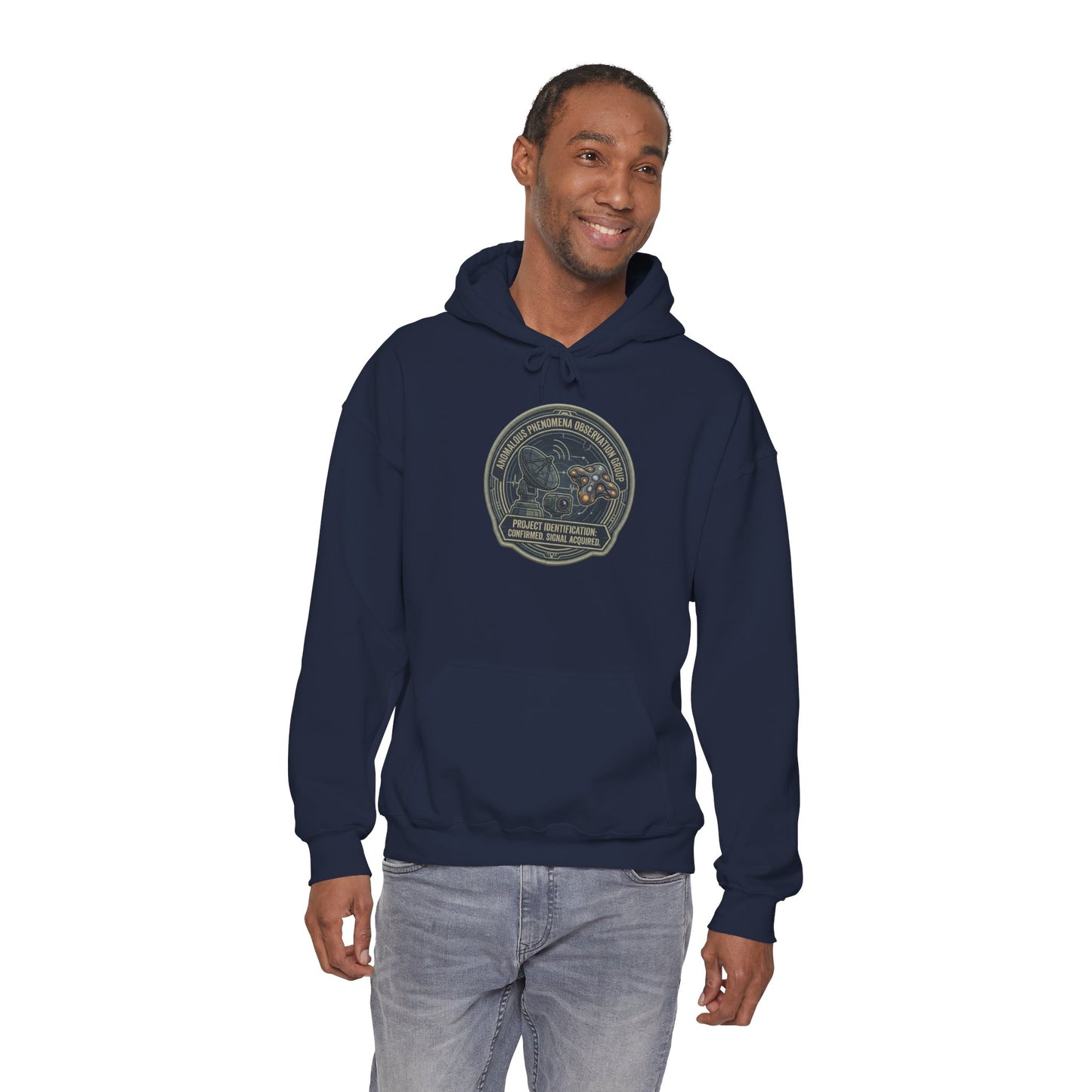 Project Tracking Array: Classified UAP Schematic Heavyweight Hoodie