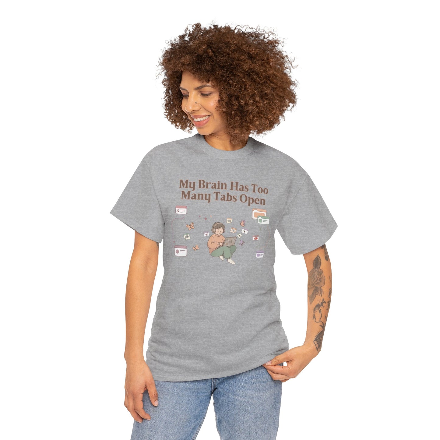 Hyper-Focus Mode: ENGAGED 🎧 The 'Brain Has Too Many Tabs Open' Neurospicy Tee