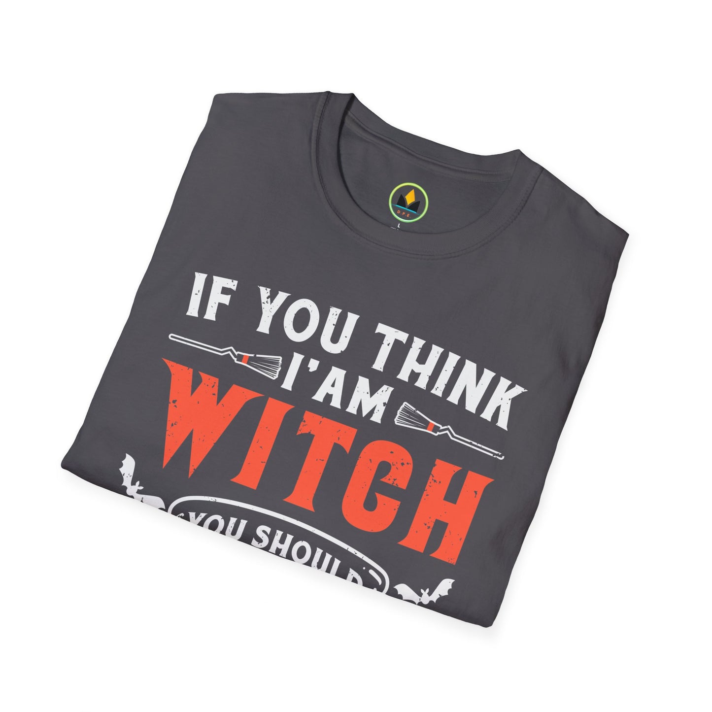 Humorous Witch Sister Halloween Unique Spooky Season Softstyle T-Shirt