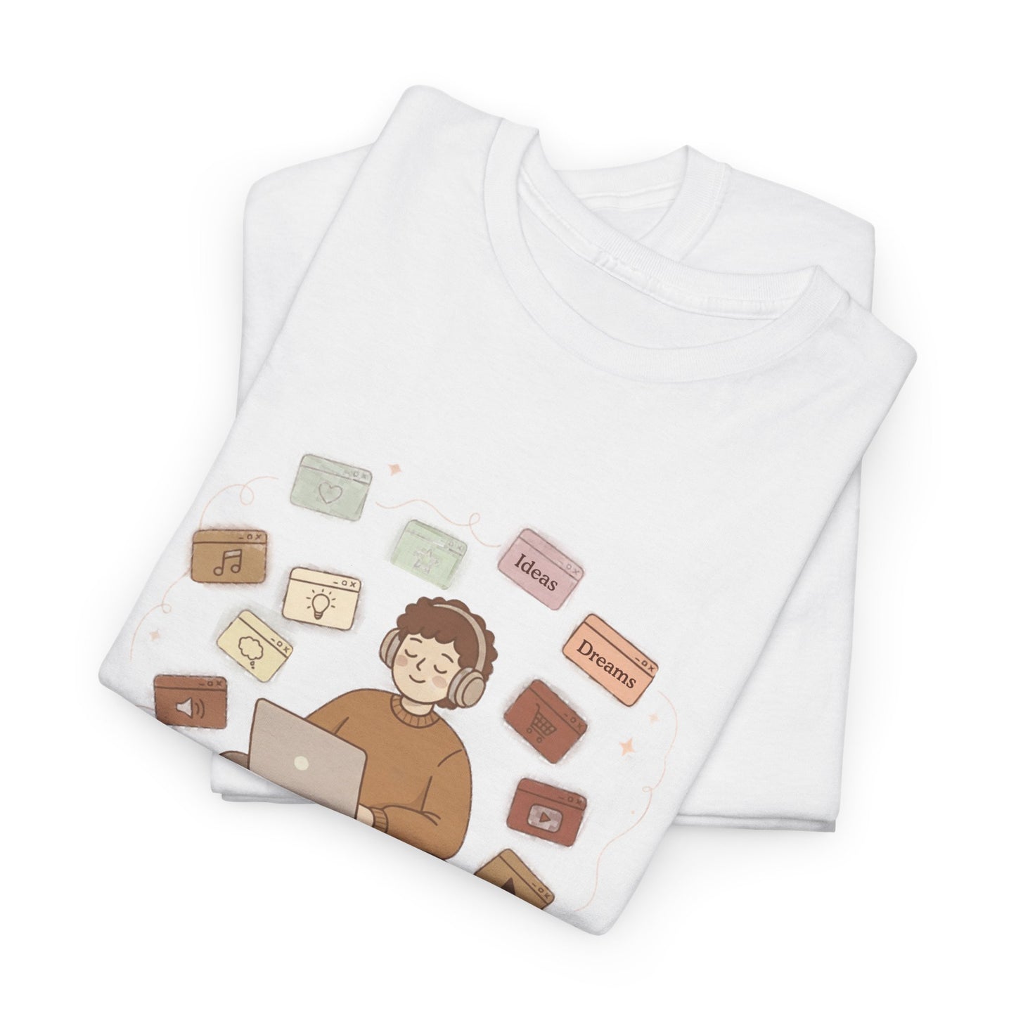 The "Cozy Mind" Earth Tone ADHD Graphic Tee