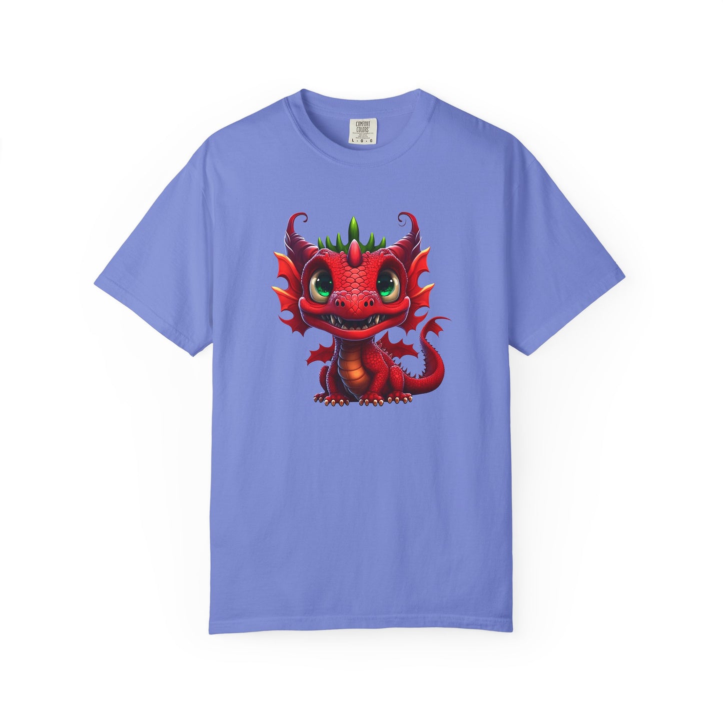 Playful Dragon Delight - Unique Cartoon-Style Dragon T-Shirt Design for Fun and Fantasy Lovers