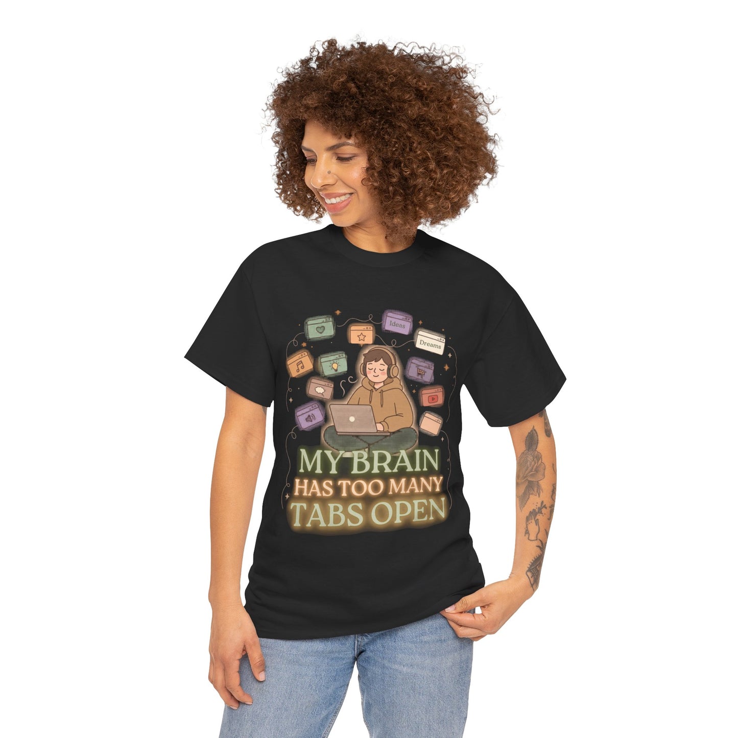 ADHD Night Mode | Neon "2AM Hyperfixation" Aesthetic Tee