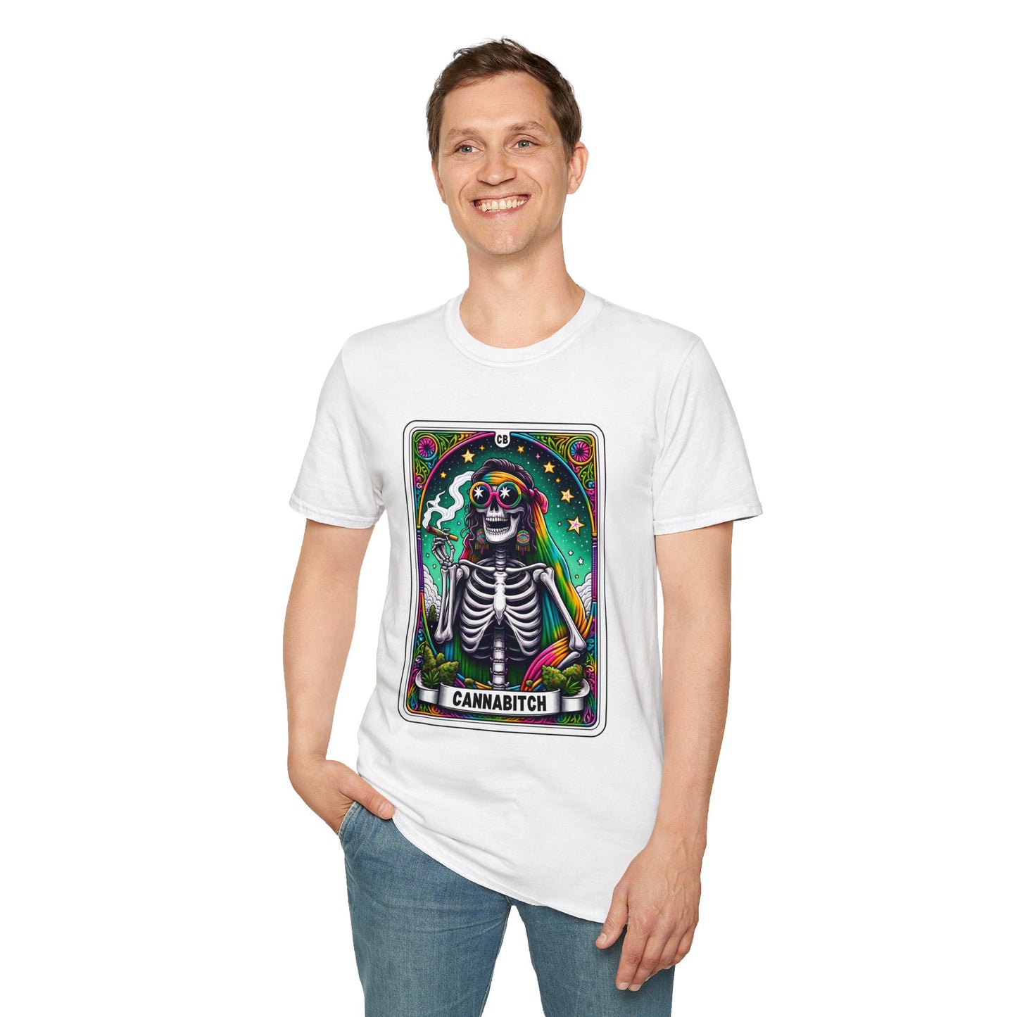 Cannabitch - Unique Spooky Halloween T-Shirt with a Twist