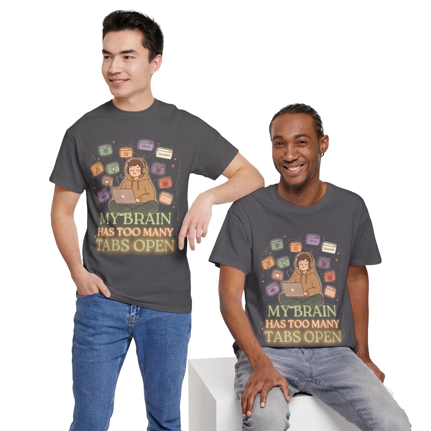 ADHD Night Mode | Neon "2AM Hyperfixation" Aesthetic Tee