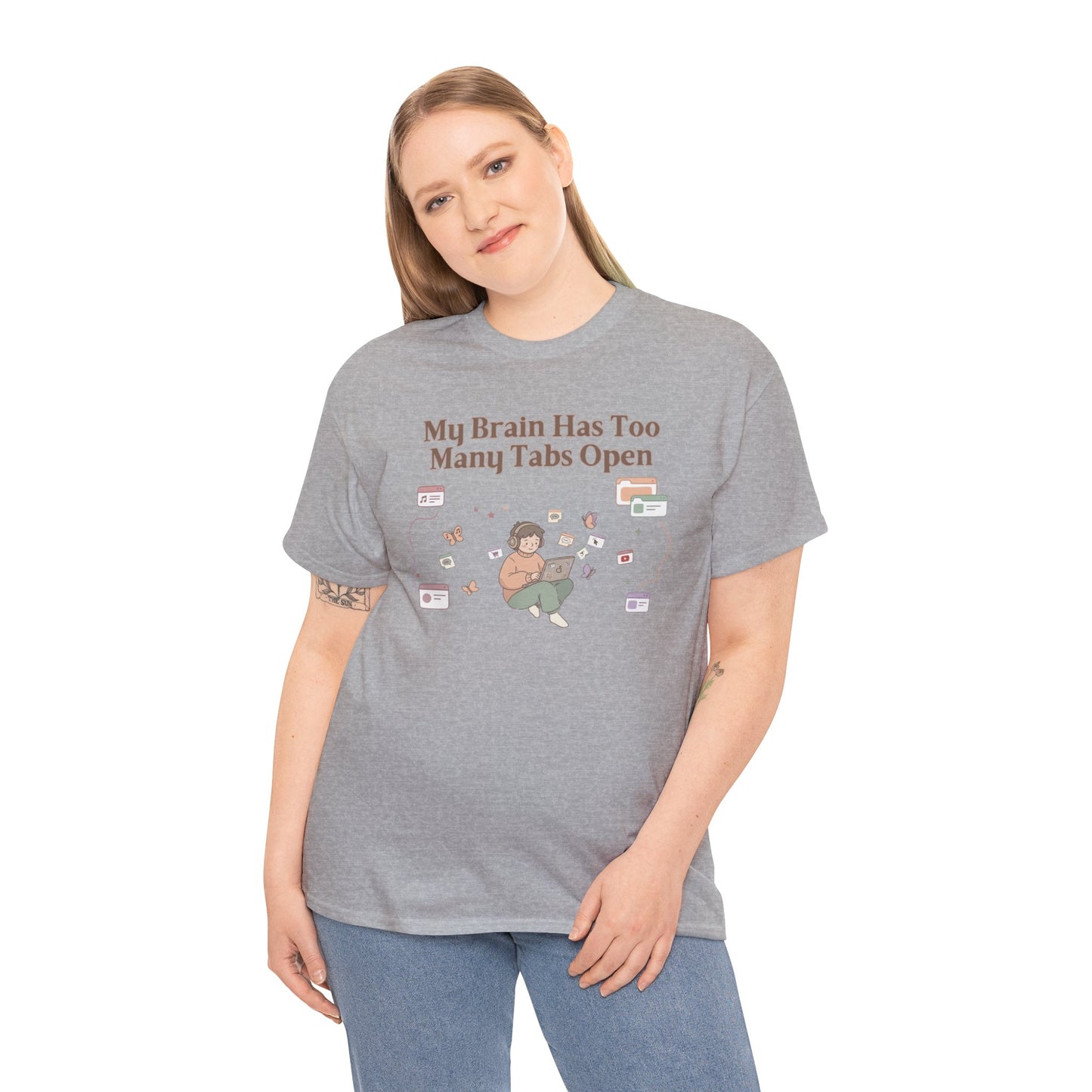 Hyper-Focus Mode: ENGAGED 🎧 The 'Brain Has Too Many Tabs Open' Neurospicy Tee