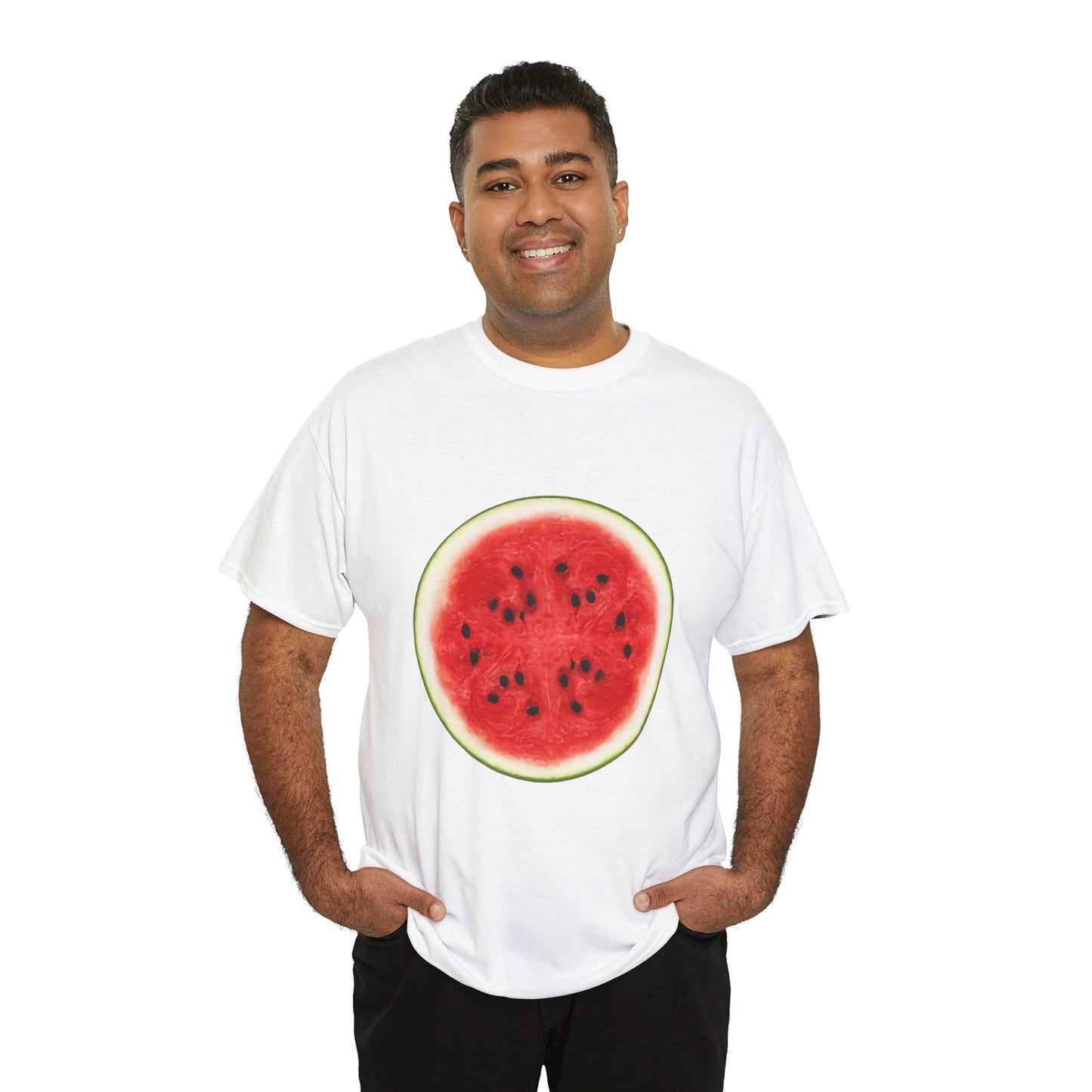 Watermelon Slice Graphic T-Shirt | Funny "One in a Melon" Tee | Easy Lazy Halloween Costume | Unisex Summer Top