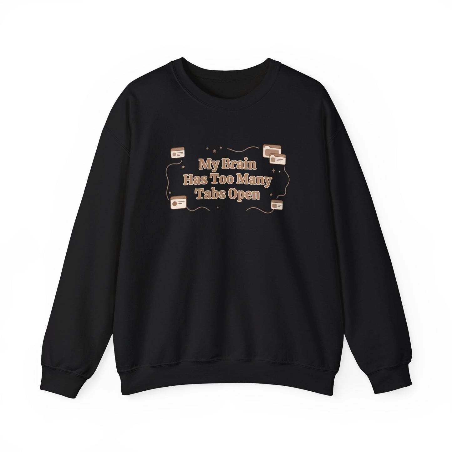 The "Mental Tabs" Aesthetic Crewneck | Oversized Lofi Sweatshirt