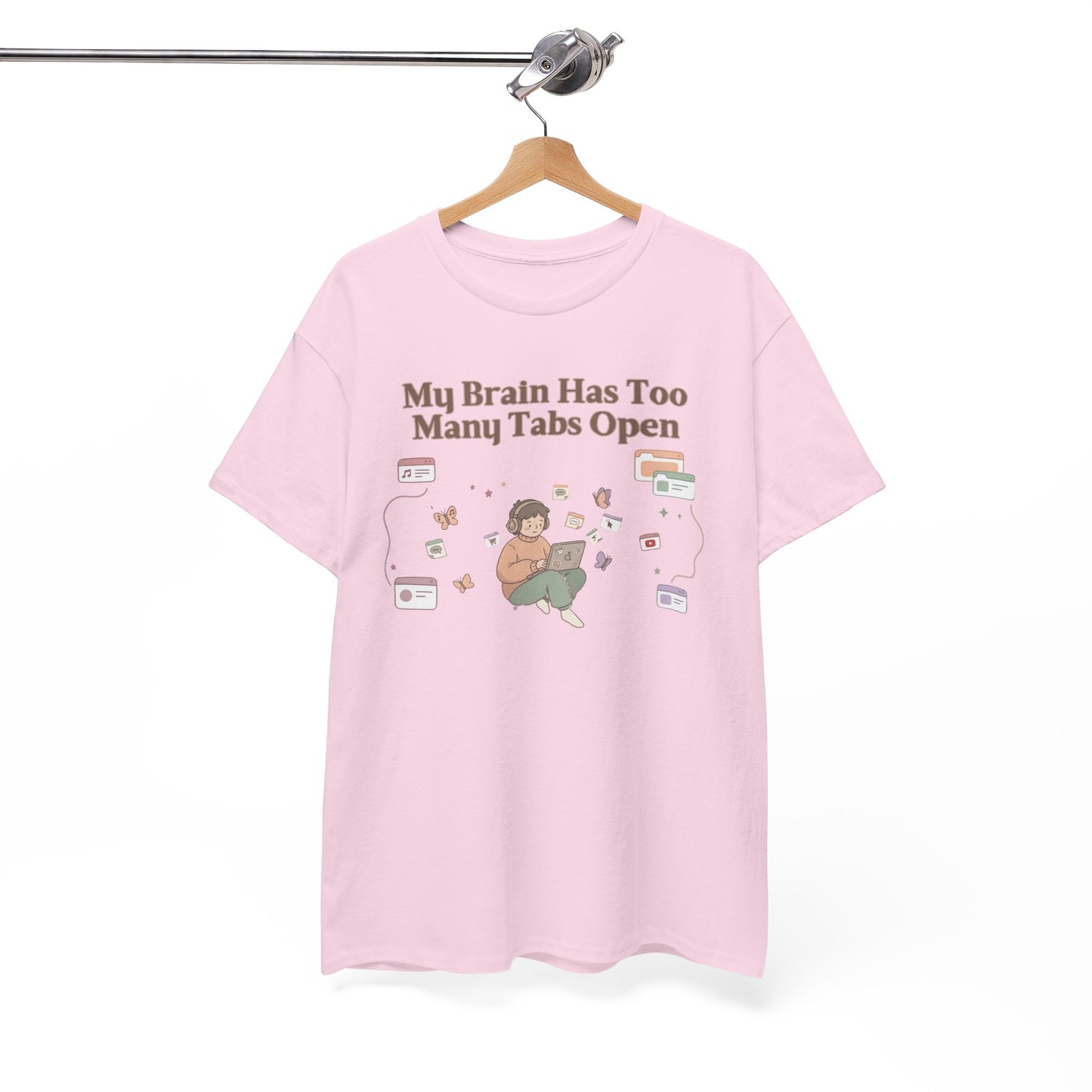 Hyper-Focus Mode: ENGAGED 🎧 The 'Brain Has Too Many Tabs Open' Neurospicy Tee