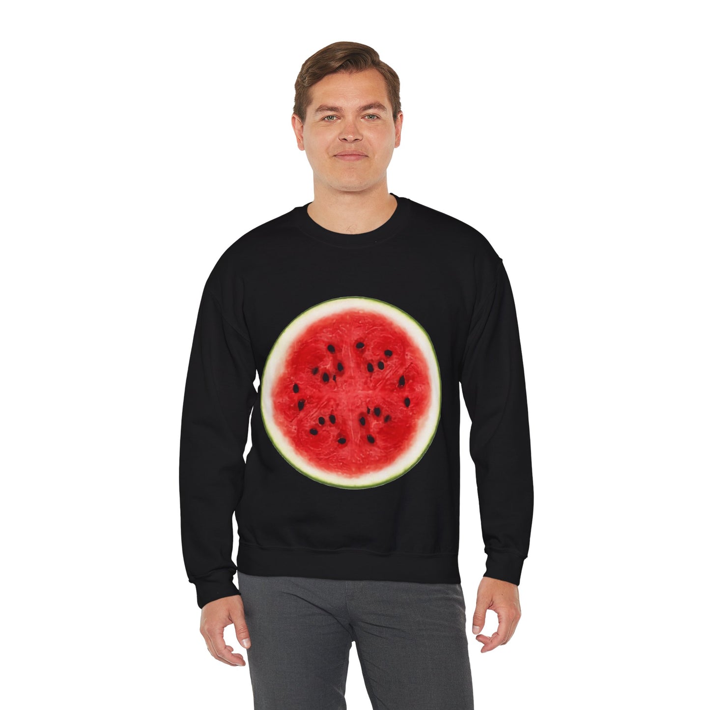 Whimsical Watermelon Lazy Halloween Costume | Unique Unisex Sweatshirt