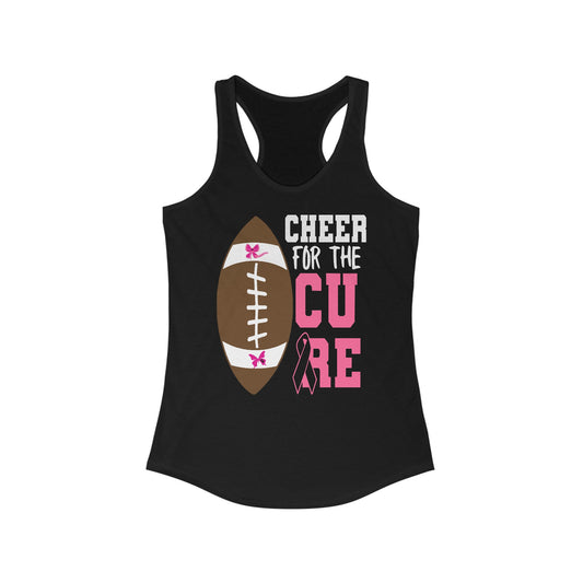 Score a Touchdown for Health - ‘Cheer for the Cure’ Women’s Football Tank Top