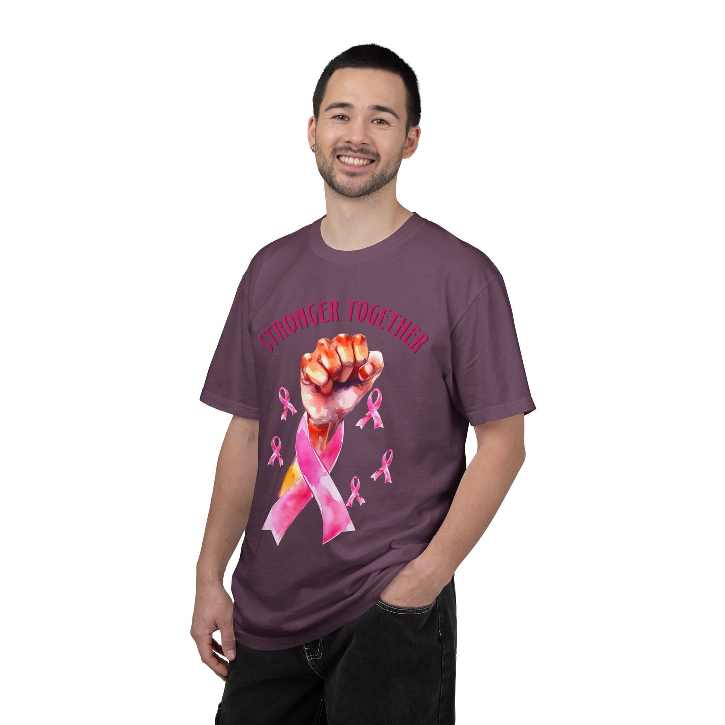 Empower Unity: Breast Cancer "Stronger Together" Comfort Colors Tee